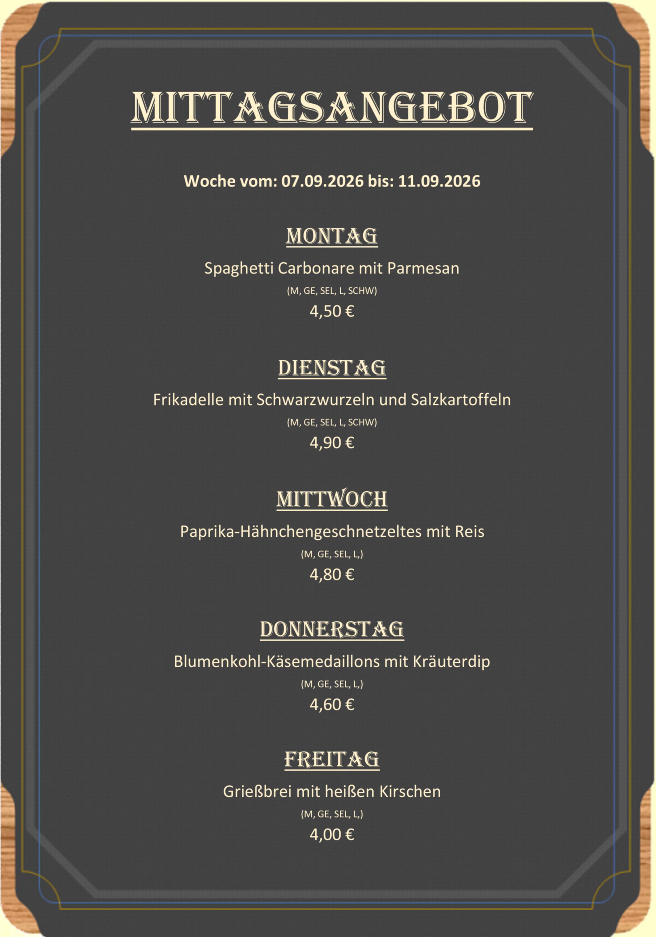 Speiseplan 02 09 2026
